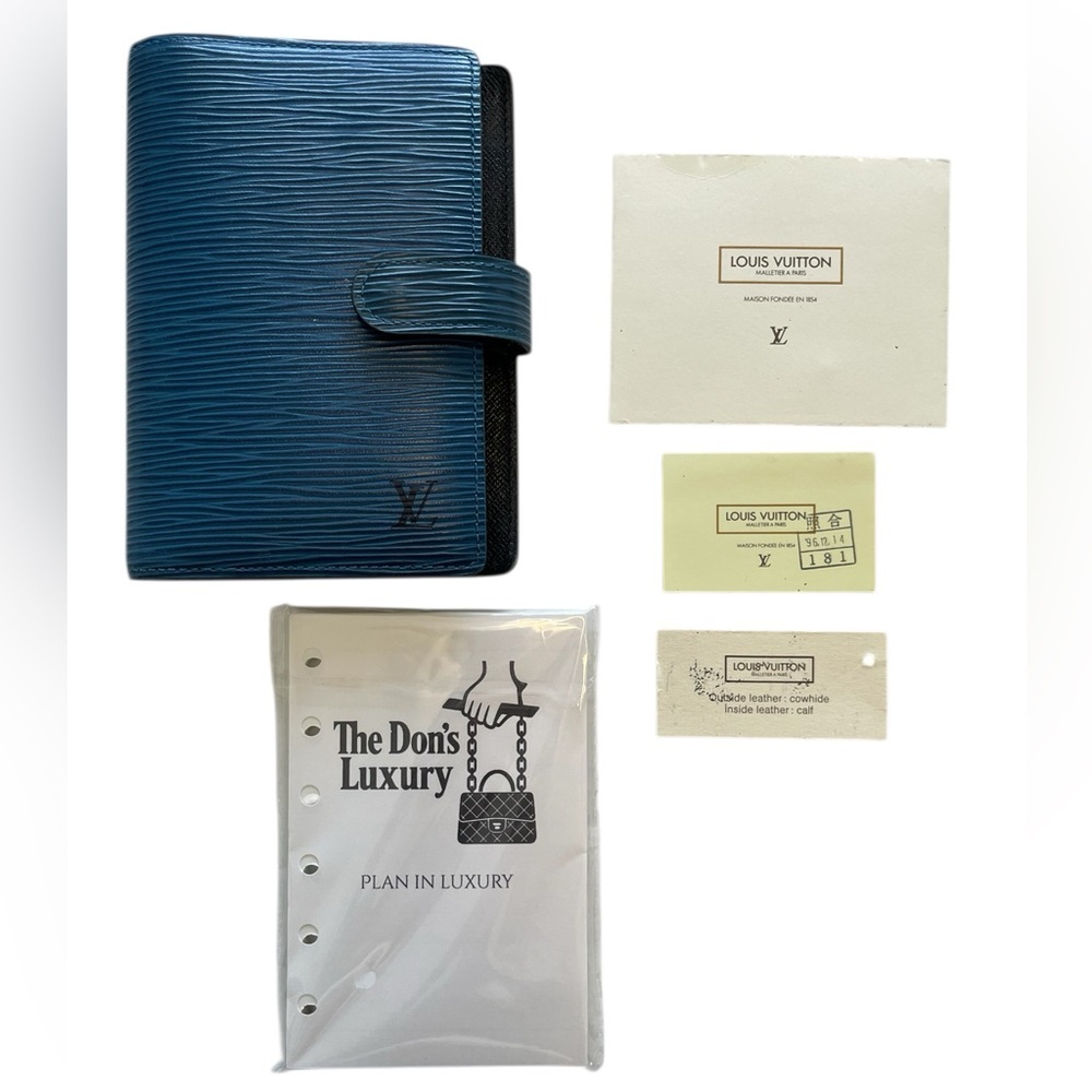 Louis Vuitton Blue Epi Agenda PM - Picture 4 of 14